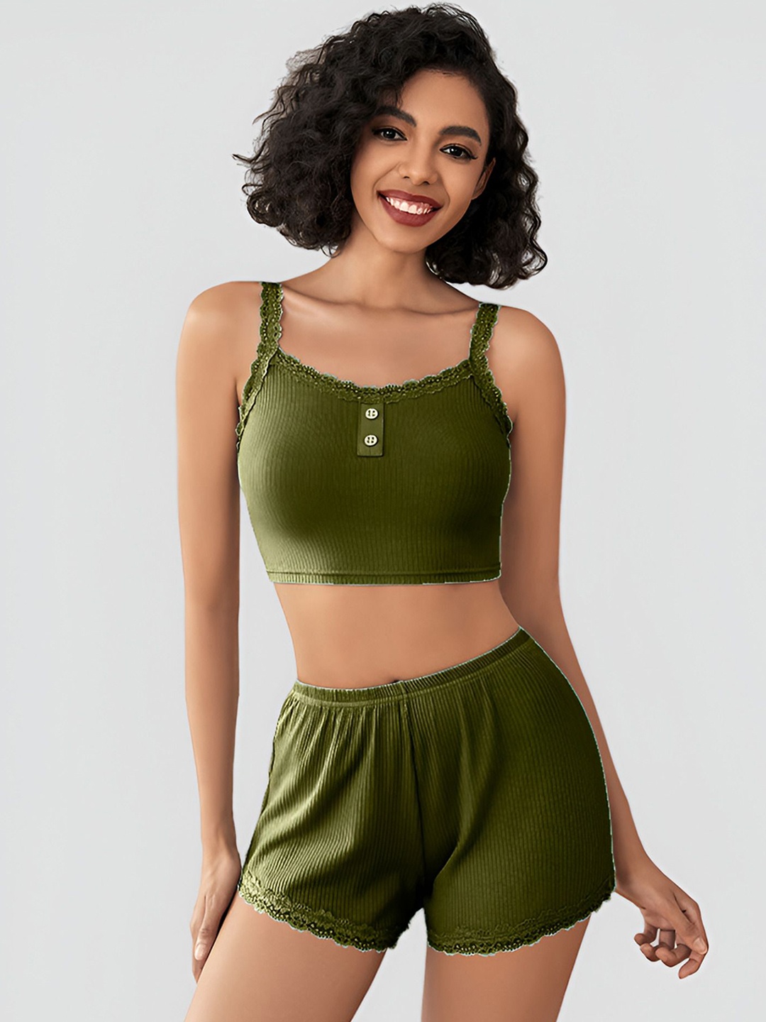 

Kellberry Women Night suit, Green