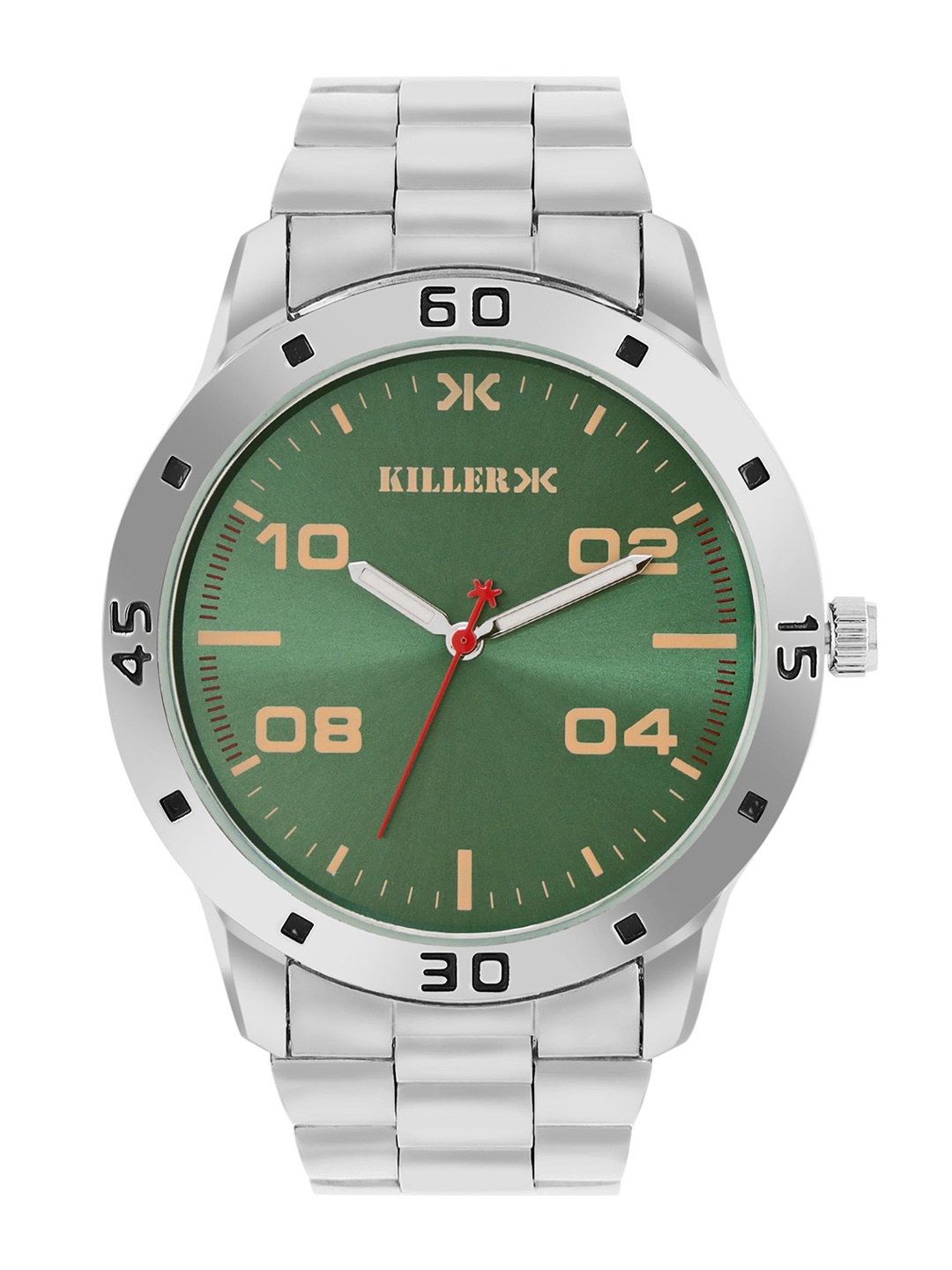 

Killer Men Brass Printed Dial & Straps Analogue Watch KL24-1A, Green