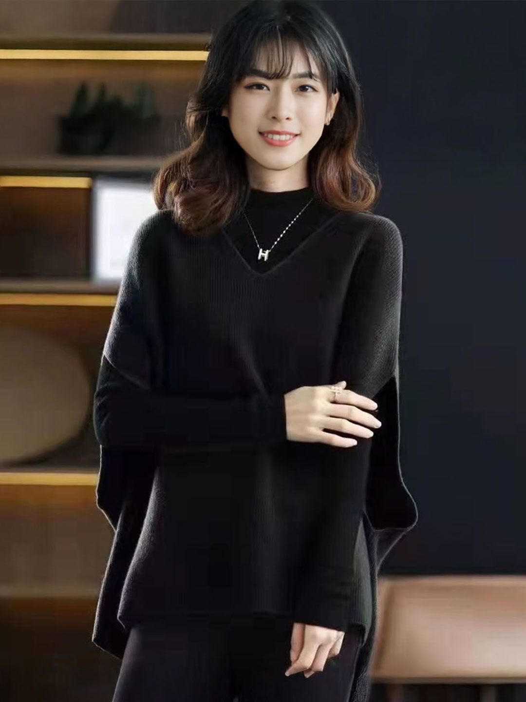 

StyleCast Women Pullover, Black