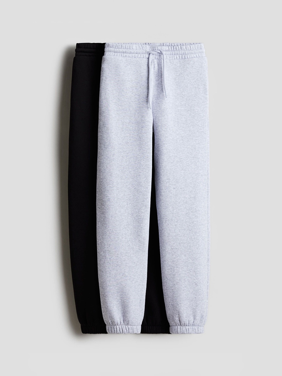 

H&M 2-Pack Sweatshirt Joggers, Black