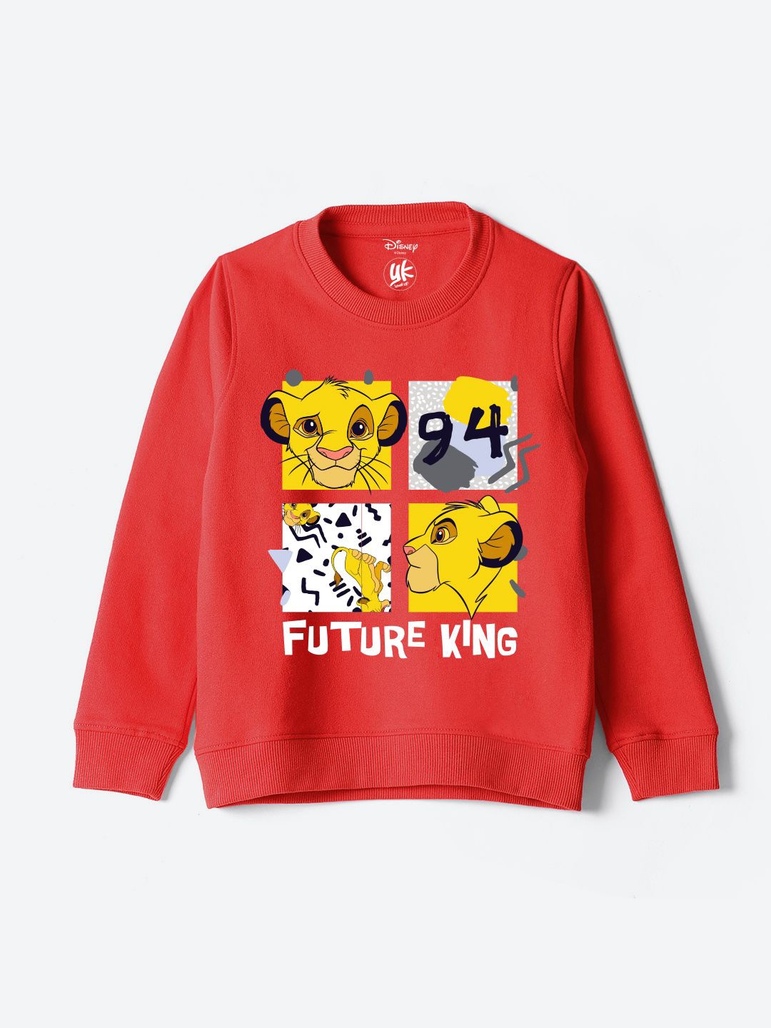 

YK Disney Boys Printed Sweatshirt, Red