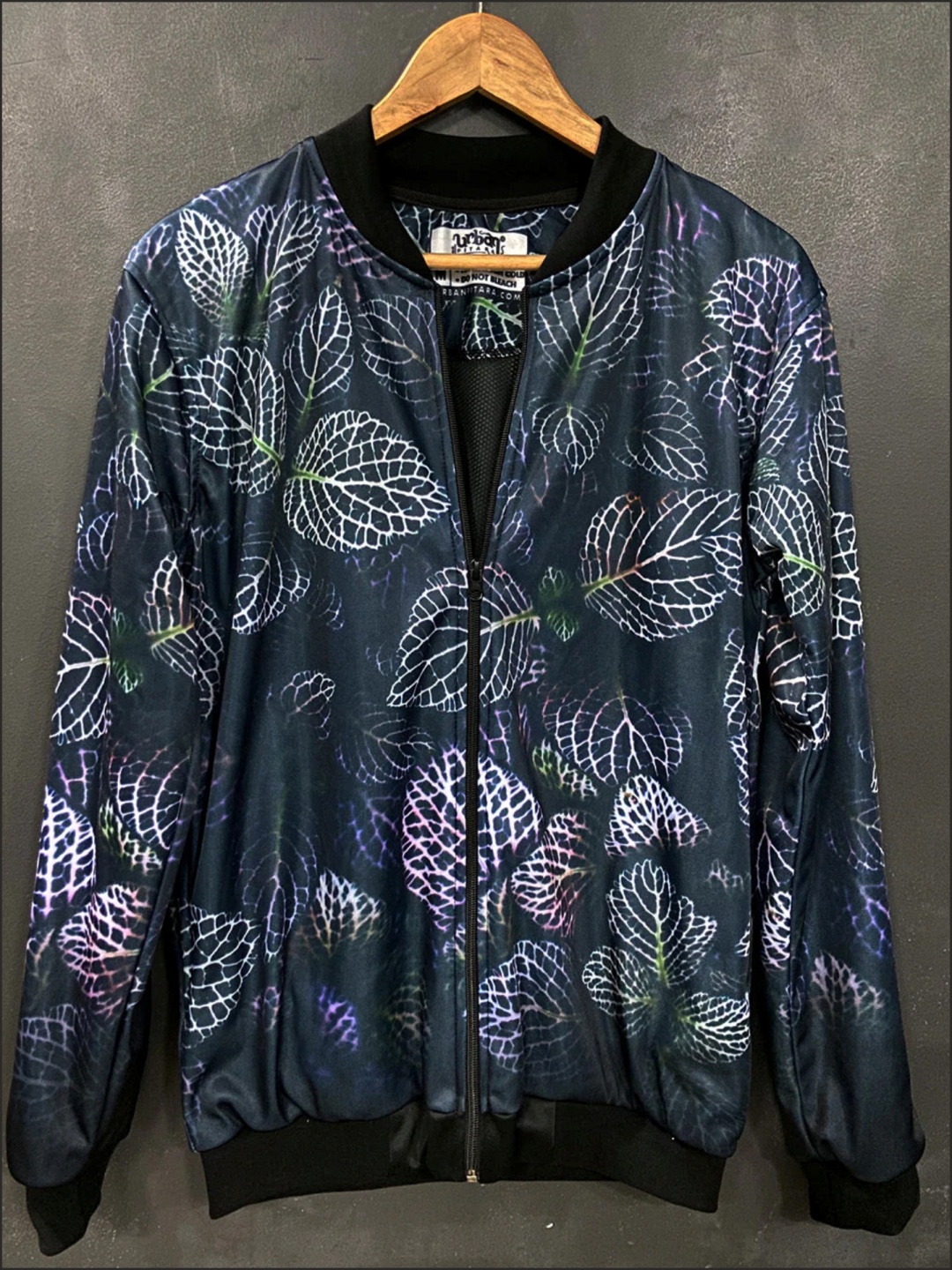 

URBAN PITARA Men Floral Lightweight Outdoor Bomber Jacket, Multi