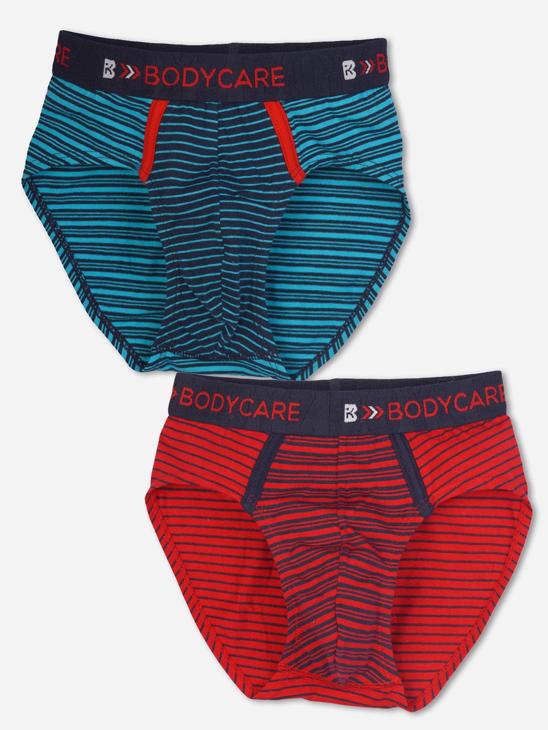 

Bodycare Kids Boys Brief Stripe Red & Blue Pack Of 2 - KGA2080A-PK006