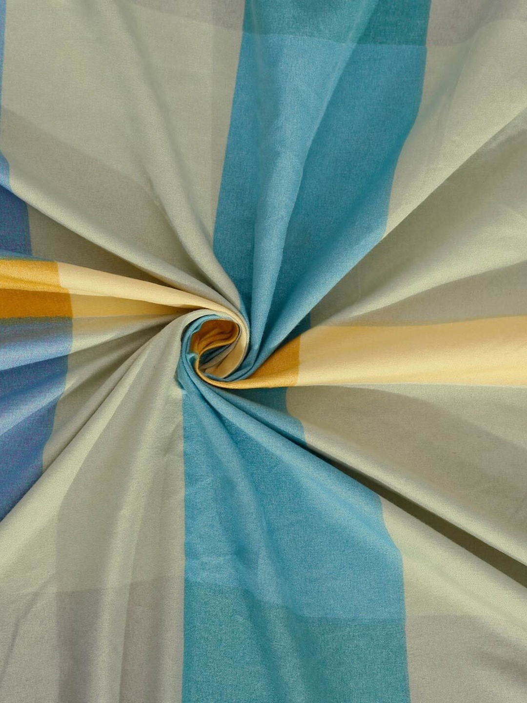 

THE little BIG STORE Blue & Yellow Geometric 300 TC Fitted King Bedsheet Set-1.82m x 1.98m