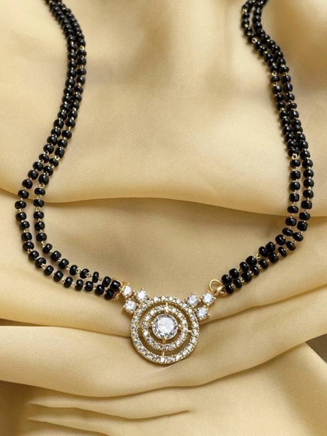 

Wynona Beaded Mangalsutra, Gold