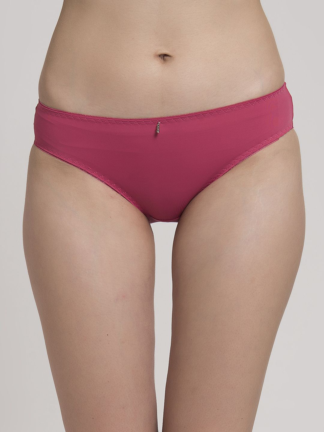

MAKCLAN Women Low-Rise Basic Briefs, Pink