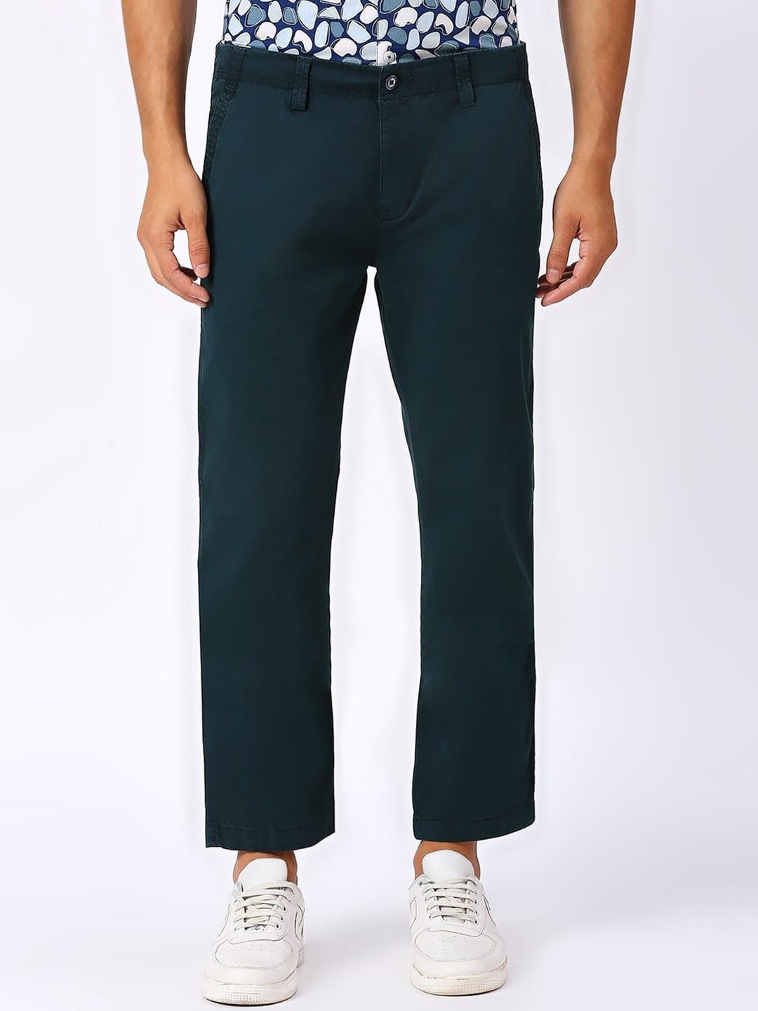 

Basics Men Trousers, Teal
