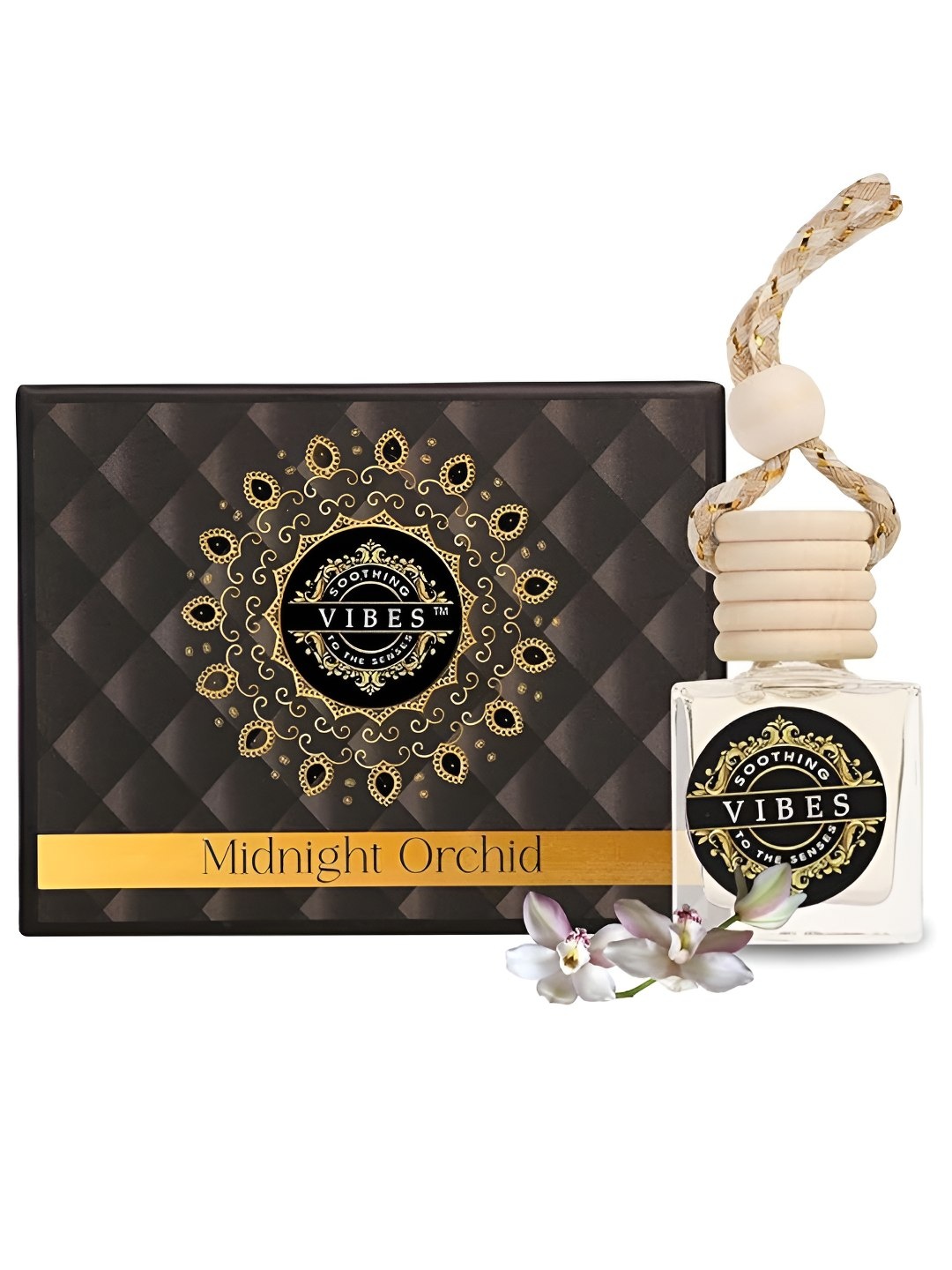 

VIBES soothing to the senses Transparent Midnight Orchid Car Air Purifier10ml