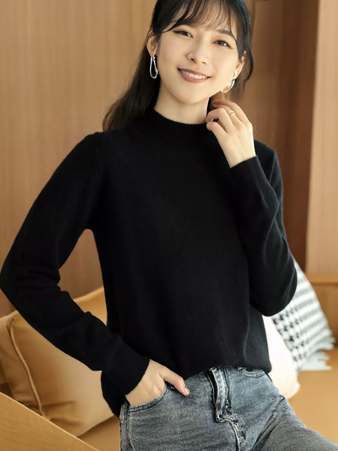 

StyleCast Women Pullover, Black