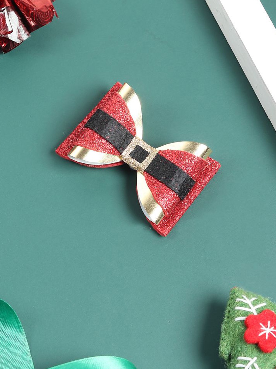 

TIPY TIPY TAP Women Santa X Mas Alligator Hair Clip, Red