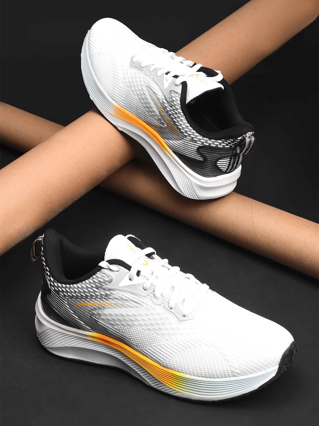 

ABROS Men Mesh Running Shoes, Grey