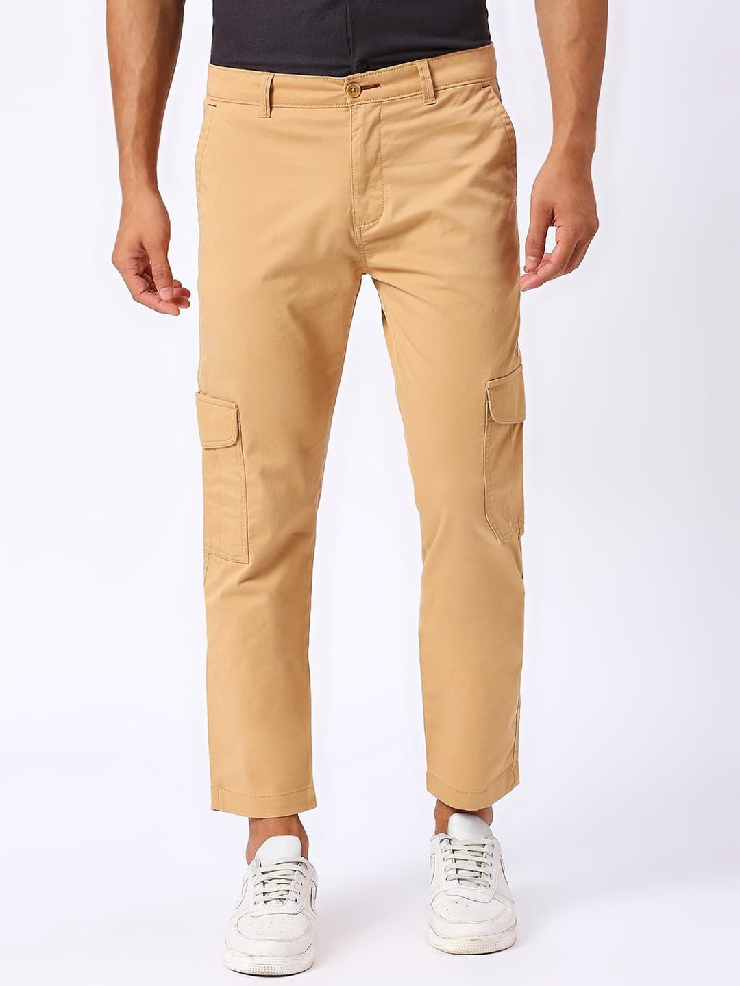 

Basics Men Trousers, Khaki