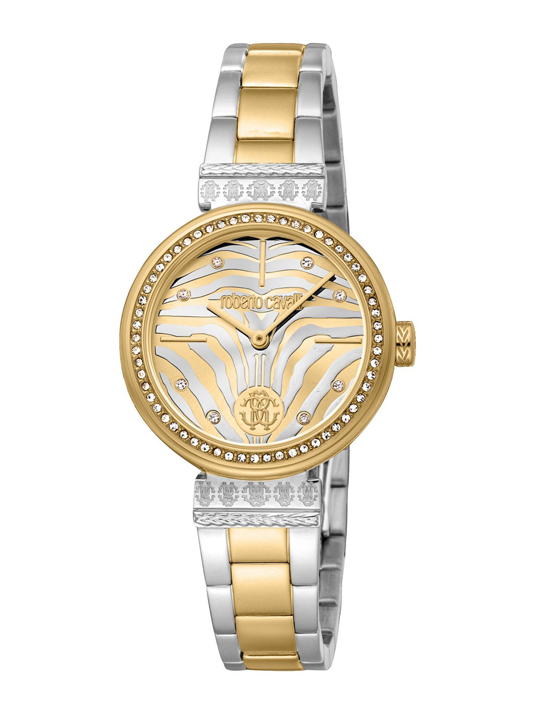 

Roberto Cavalli Women Printed Dial & Stainless Steel Straps Analogue Watch RC5L080M0055, Multi