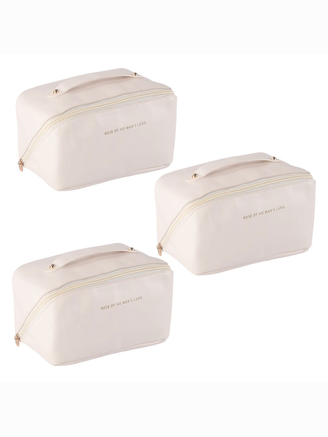 

Kuber Industries Set of 3 Pouch Travel Accessory, Beige