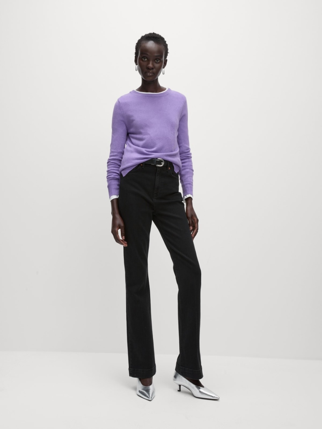 

Marks & Spencer Women Round Neck Pullover, Purple