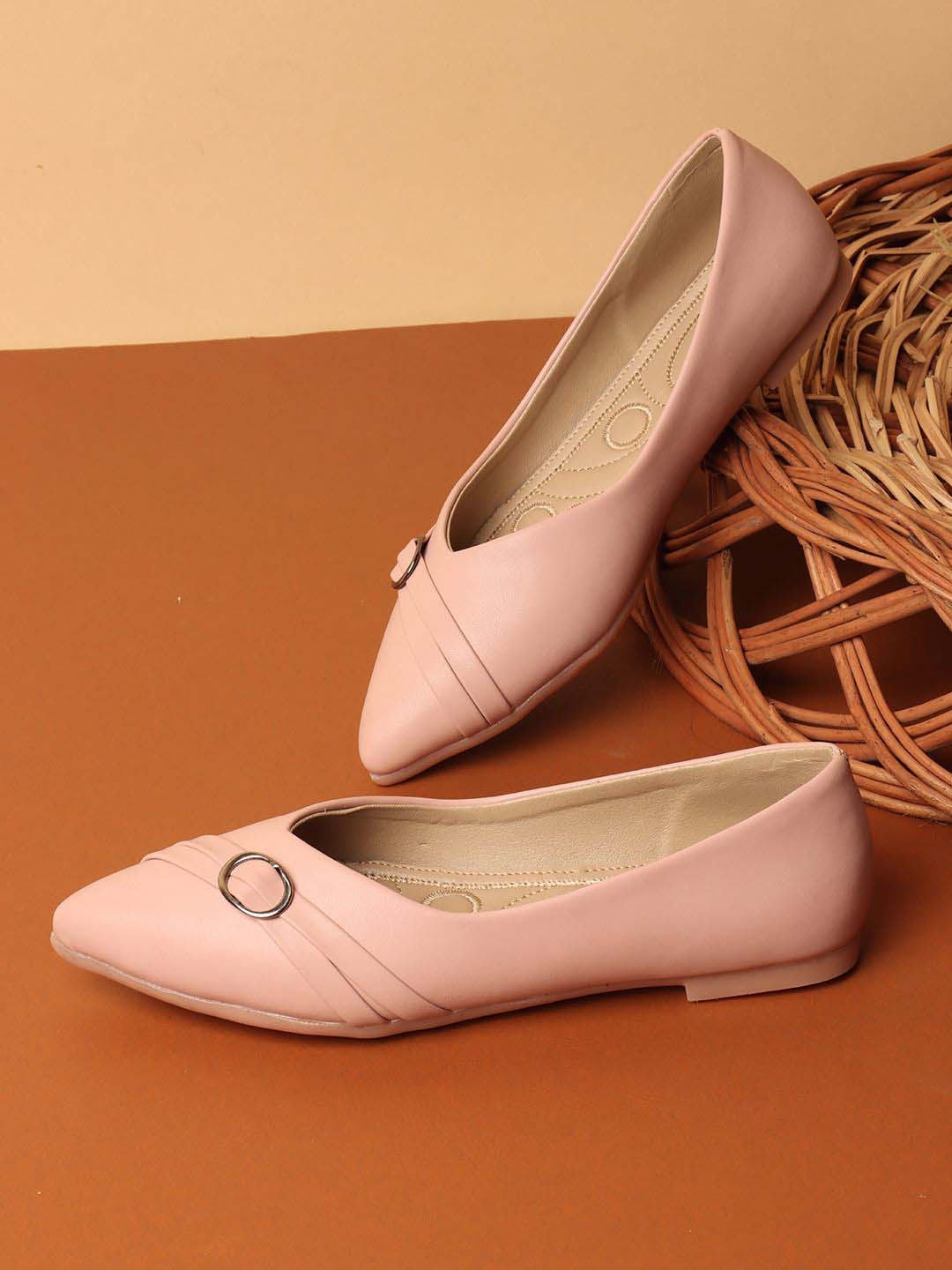 

Chemistry Women Embellished Ballerinas Flats, Nude