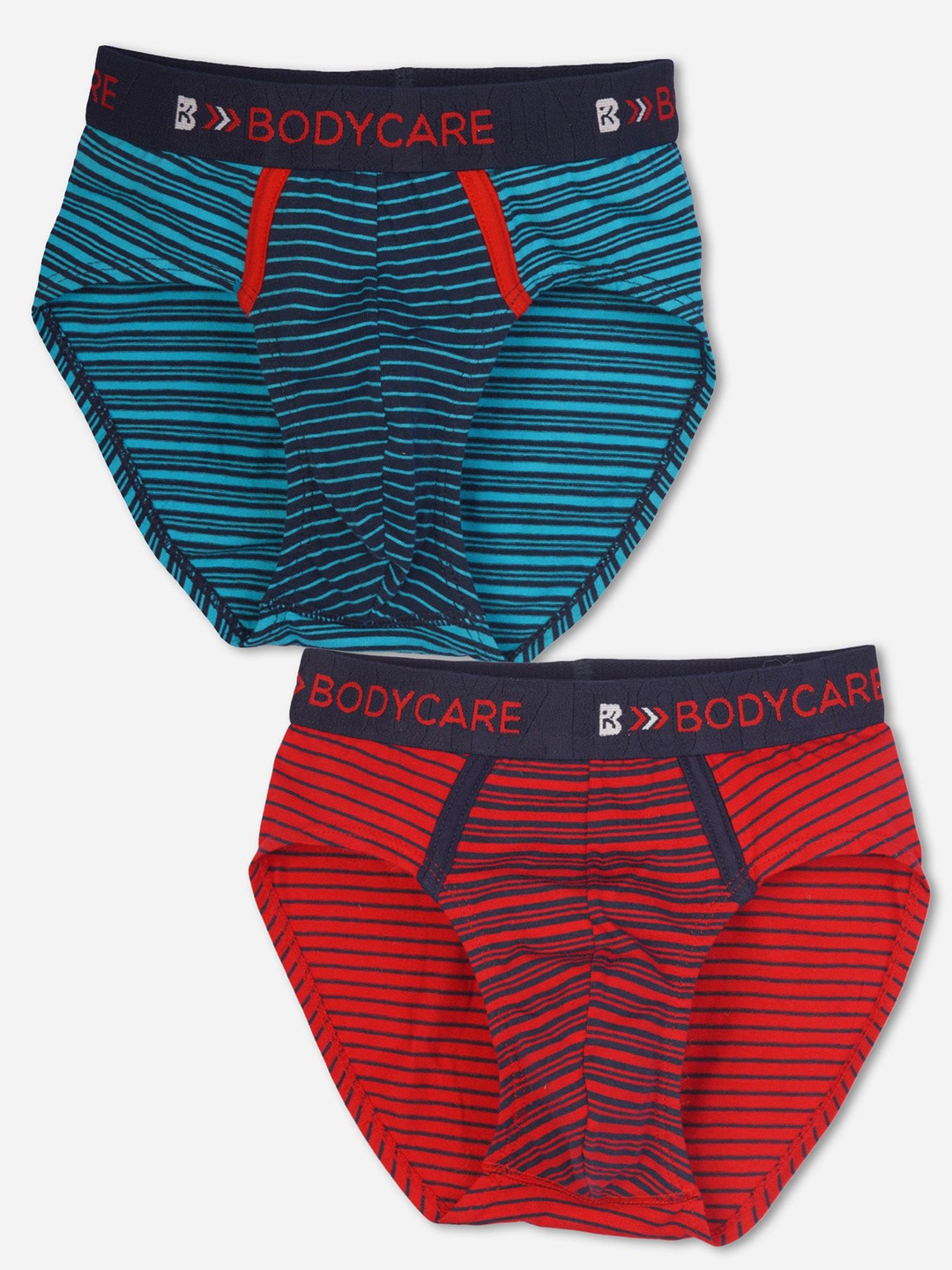 

Bodycare Kids Boys Brief Stripe Red & Blue Pack Of 2 - KGA2080A-PK007