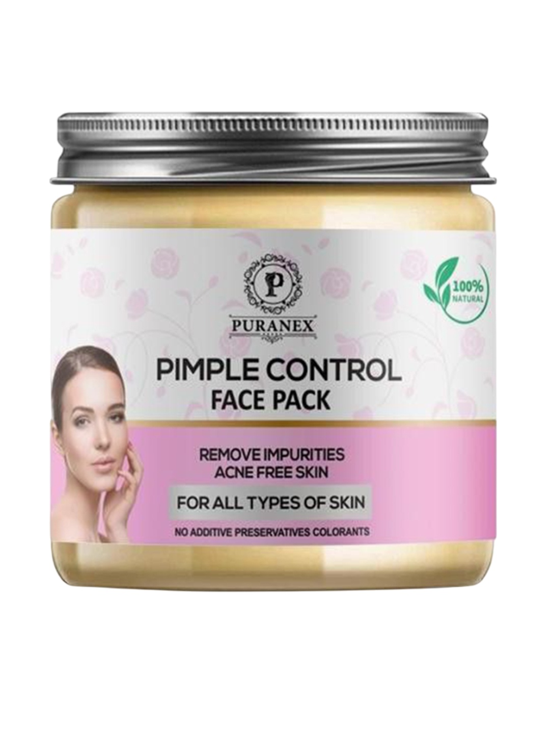 

Puranex Natural Pimple Control Face Pack - 100 g, White