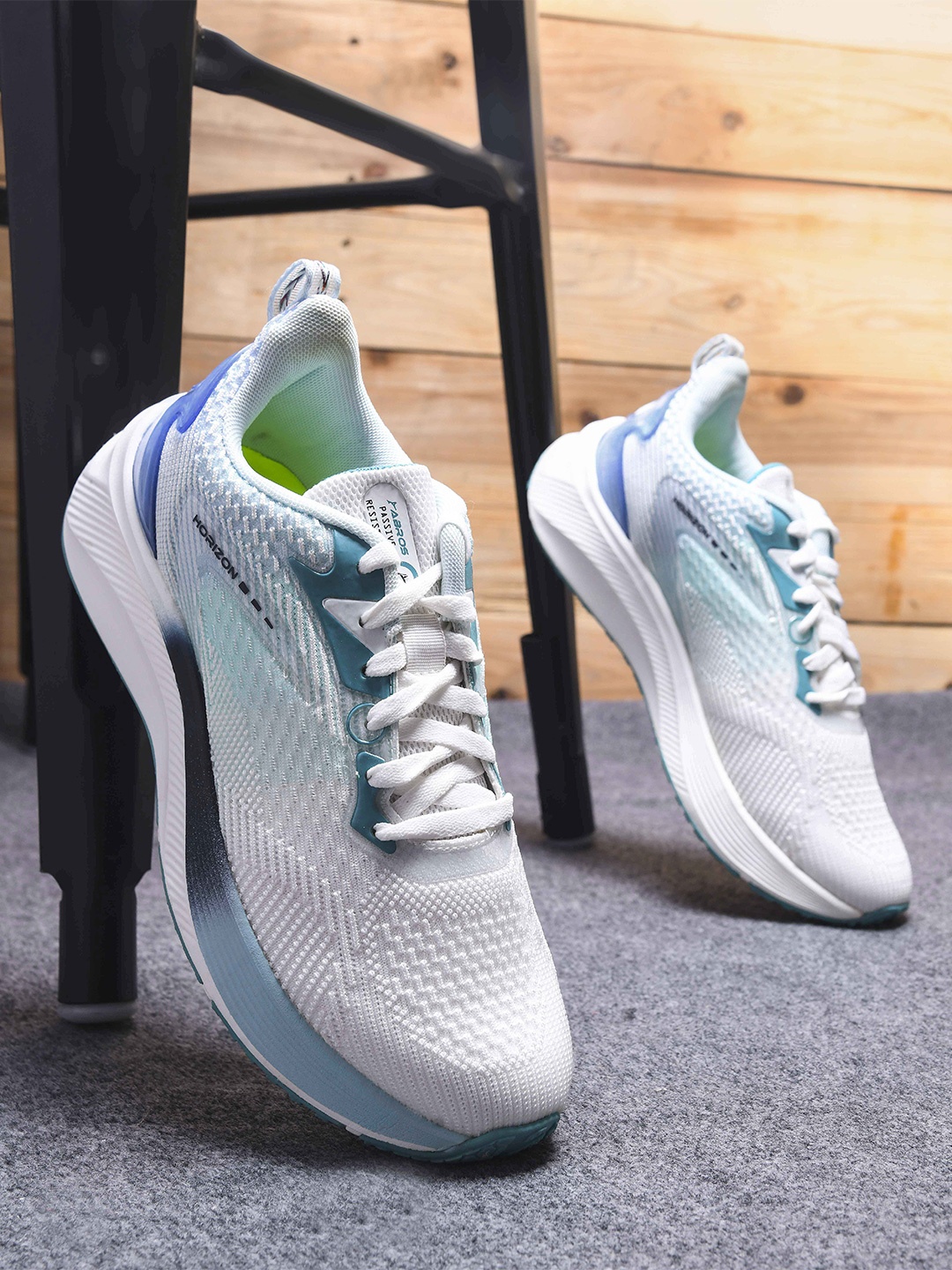 

ABROS Men Mesh Running Shoes, Blue