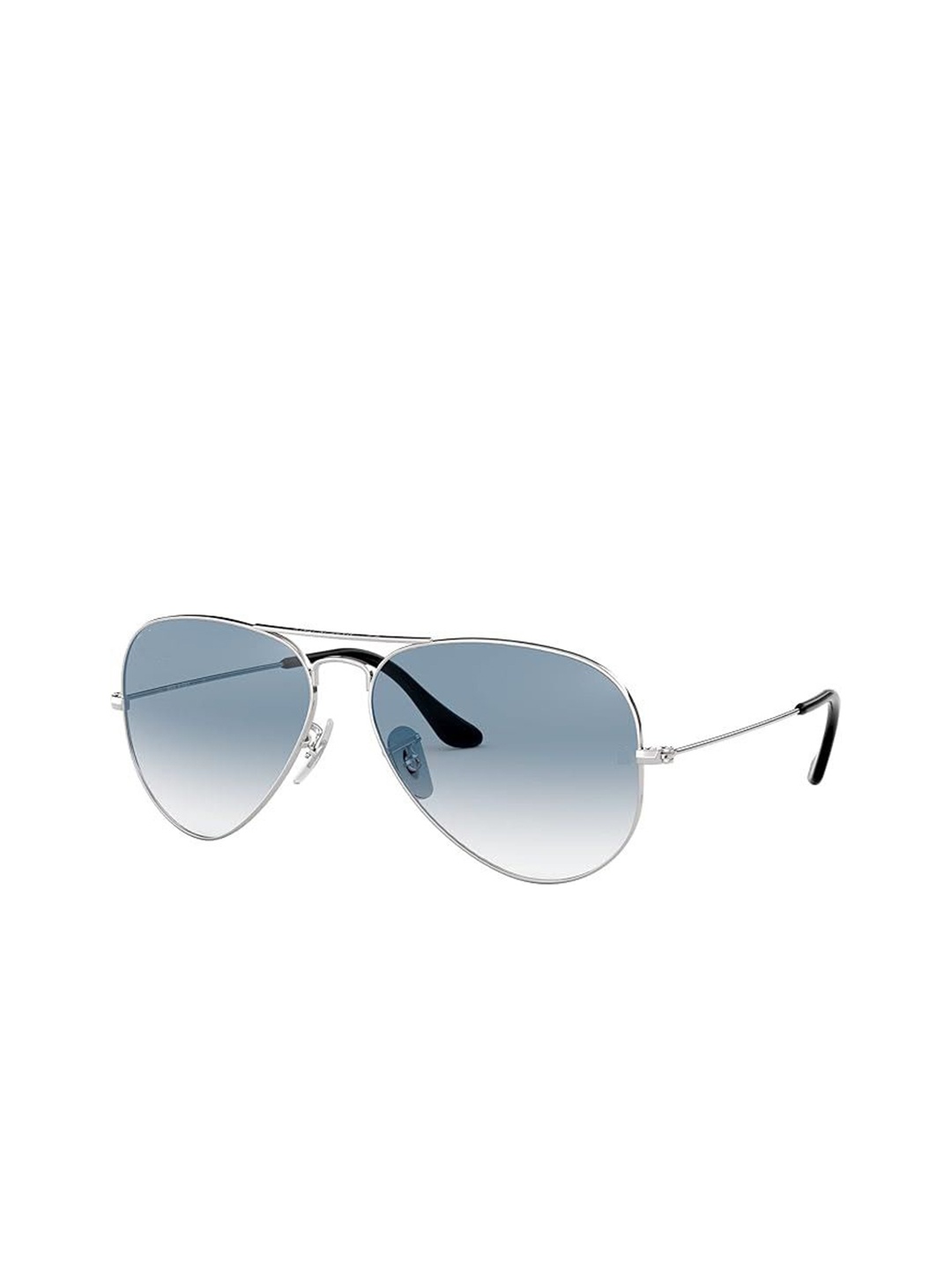 

The Roadster Lifestyle Co Unisex Polarised Lens Aviator Sunglasses 3025 silver blue-Blue