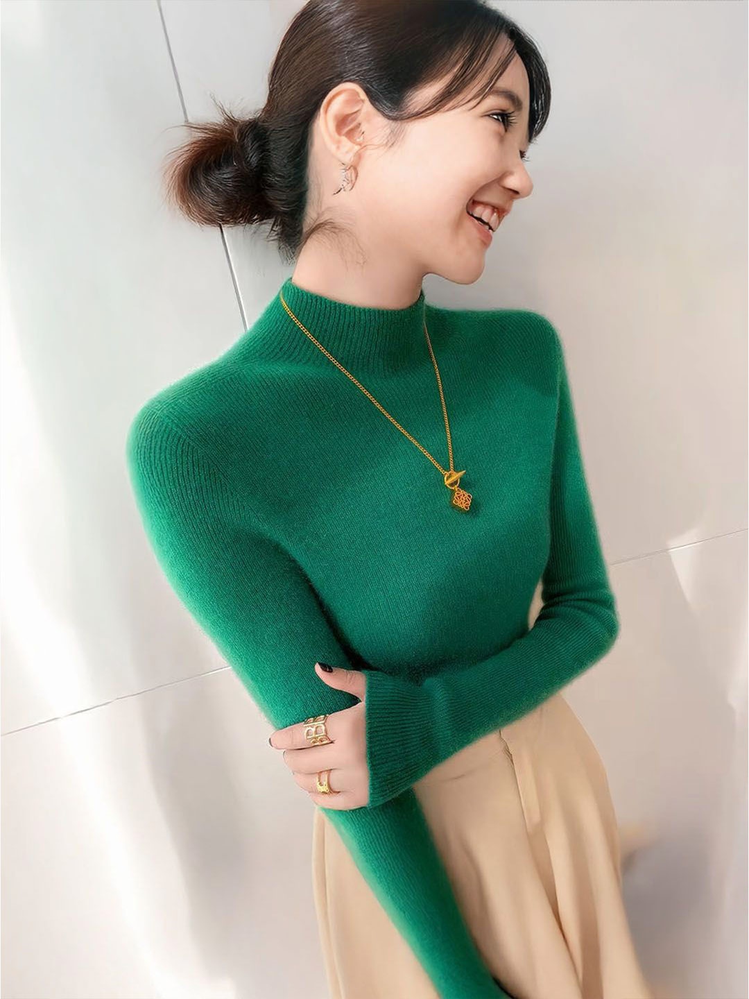 

StyleCast Women Pullover, Green