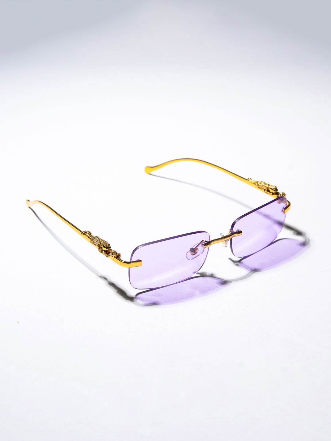 

CHOKORE Unisex Rectangle Sunglasses with Polarised and UV Protected Lens, Lavender