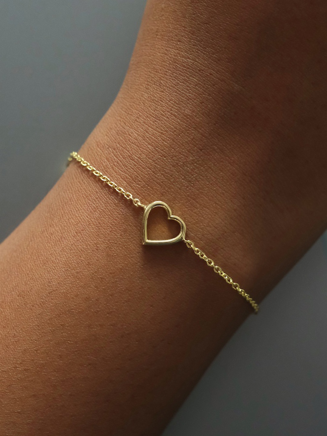 

Anushka Jain Jewellery 925 Sterling Silver Gold-Plated Gold-Plated Link Bracelet