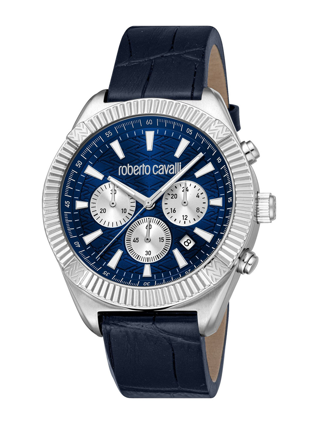 

Roberto Cavalli Men Dial & Leather Straps Analogue Watch RC5G088L0025, Blue