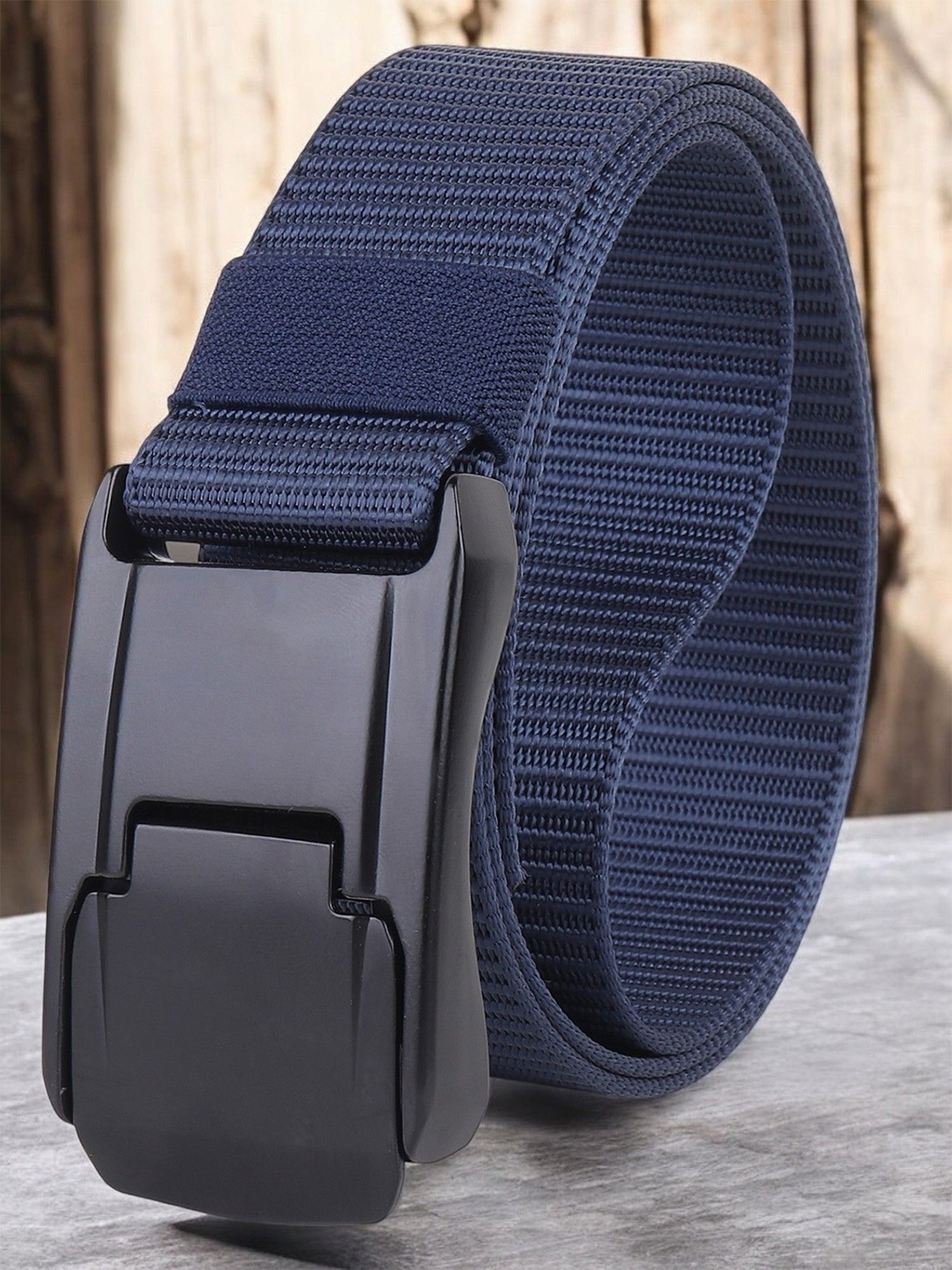 

glitchez Men Formal Belt, Blue