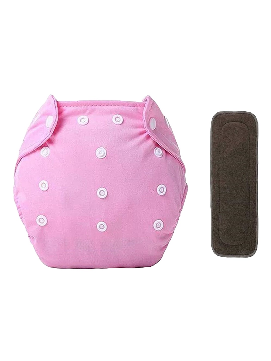 

Kritiu Kids Reusable Waterproof Cloth Diaper With Insert Pad, Pink
