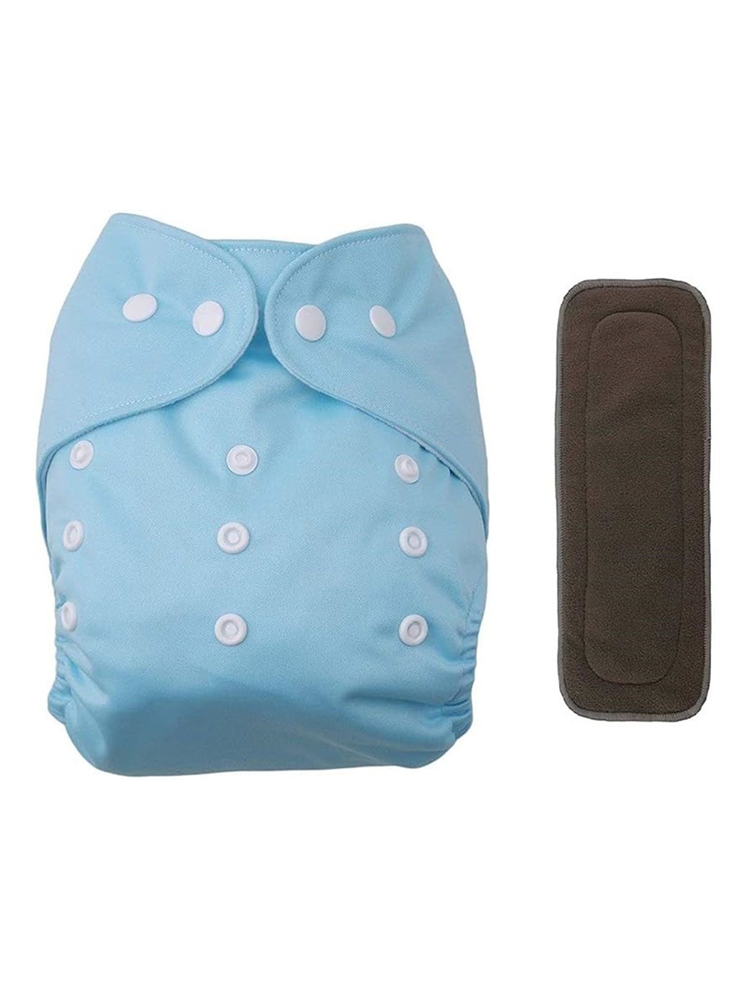 

Kritiu Kids Reusable Waterproof Cloth Diaper With Insert Pad, Blue