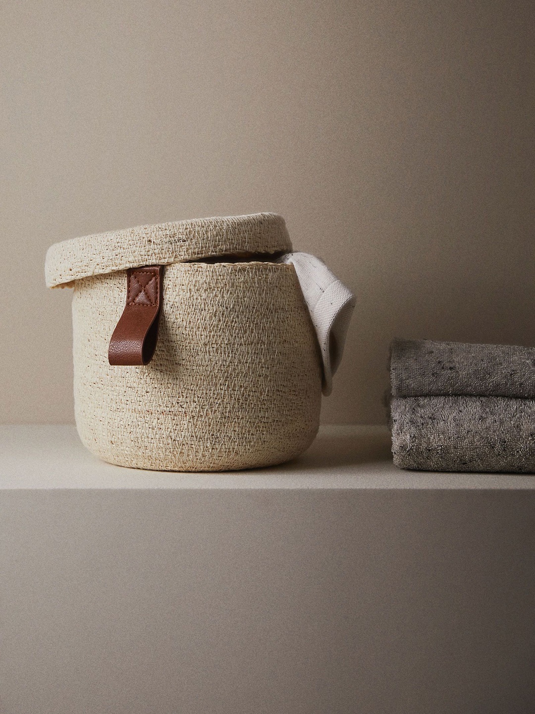 

H&M Small Storage Basket, Beige