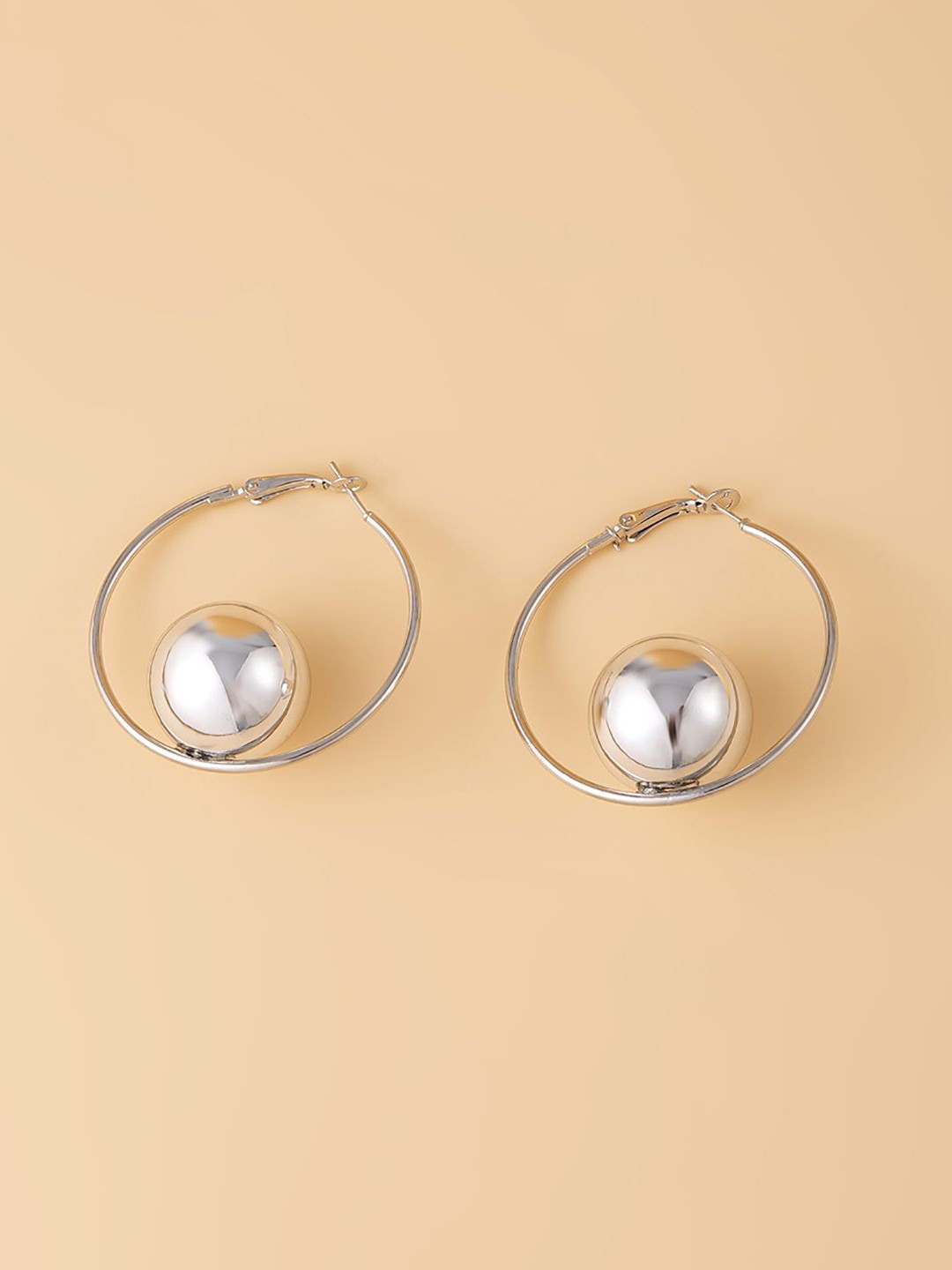 

StyleCast x Revolte Silver-Plated Beaded Spherical Studs