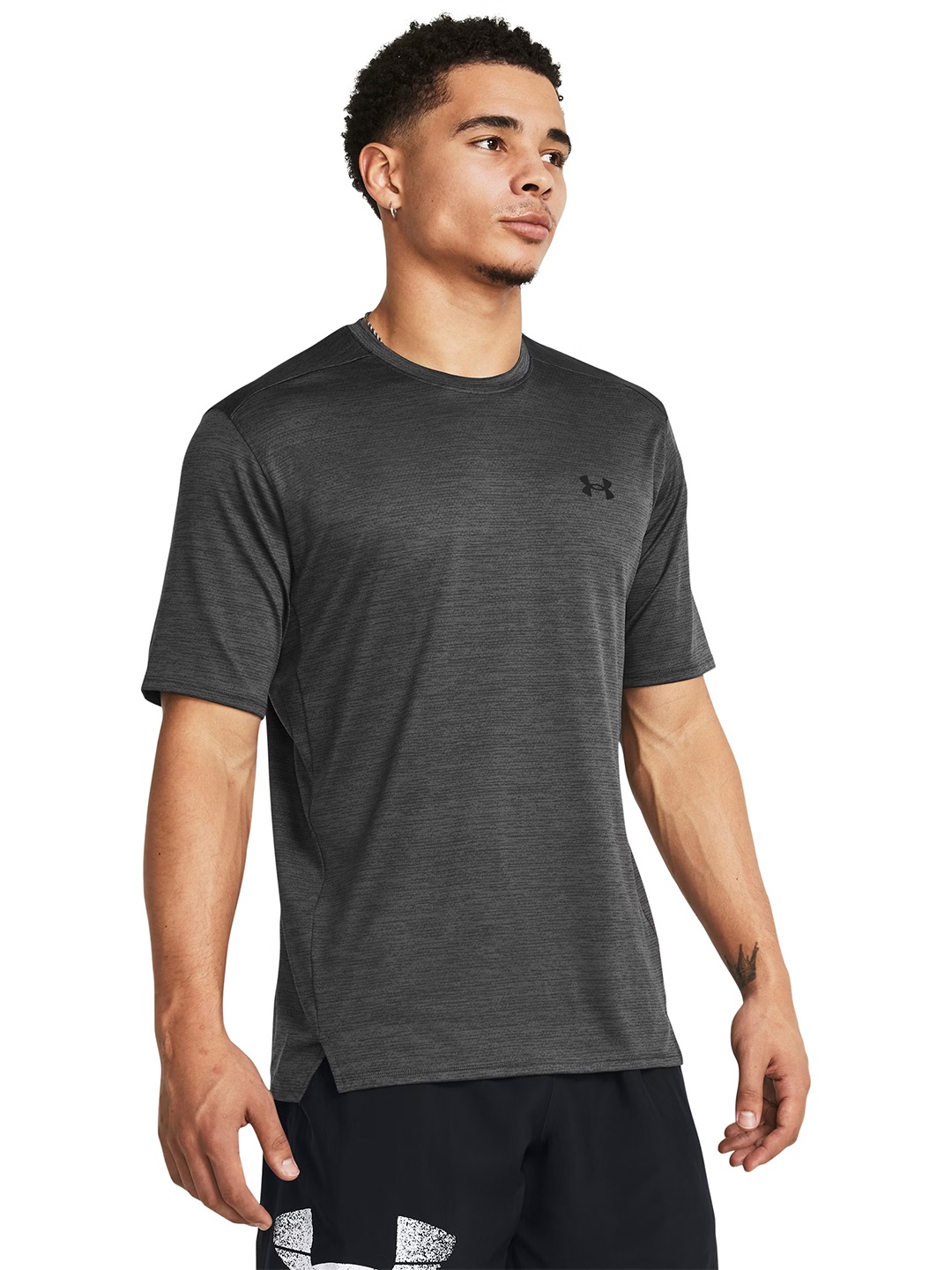 

UNDER ARMOUR Brand Logo Detail T-shirt, Charcoal