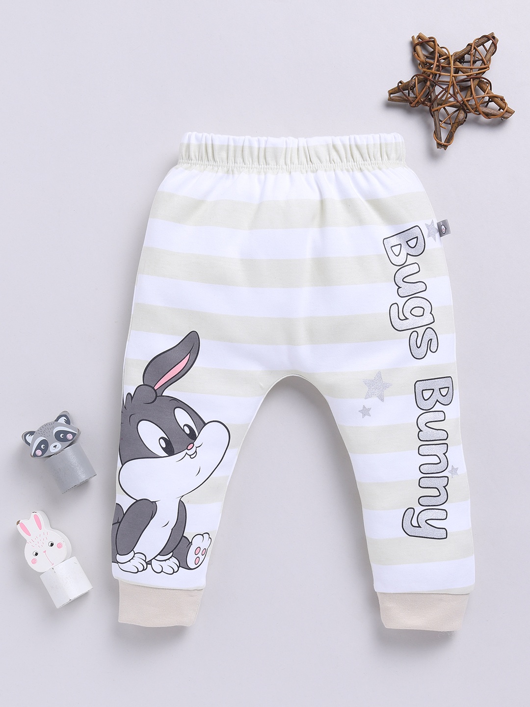 

YK X Tinyo Infant Girls Bugs Bunny Printed Pure Cotton Diaper Pants, Yellow