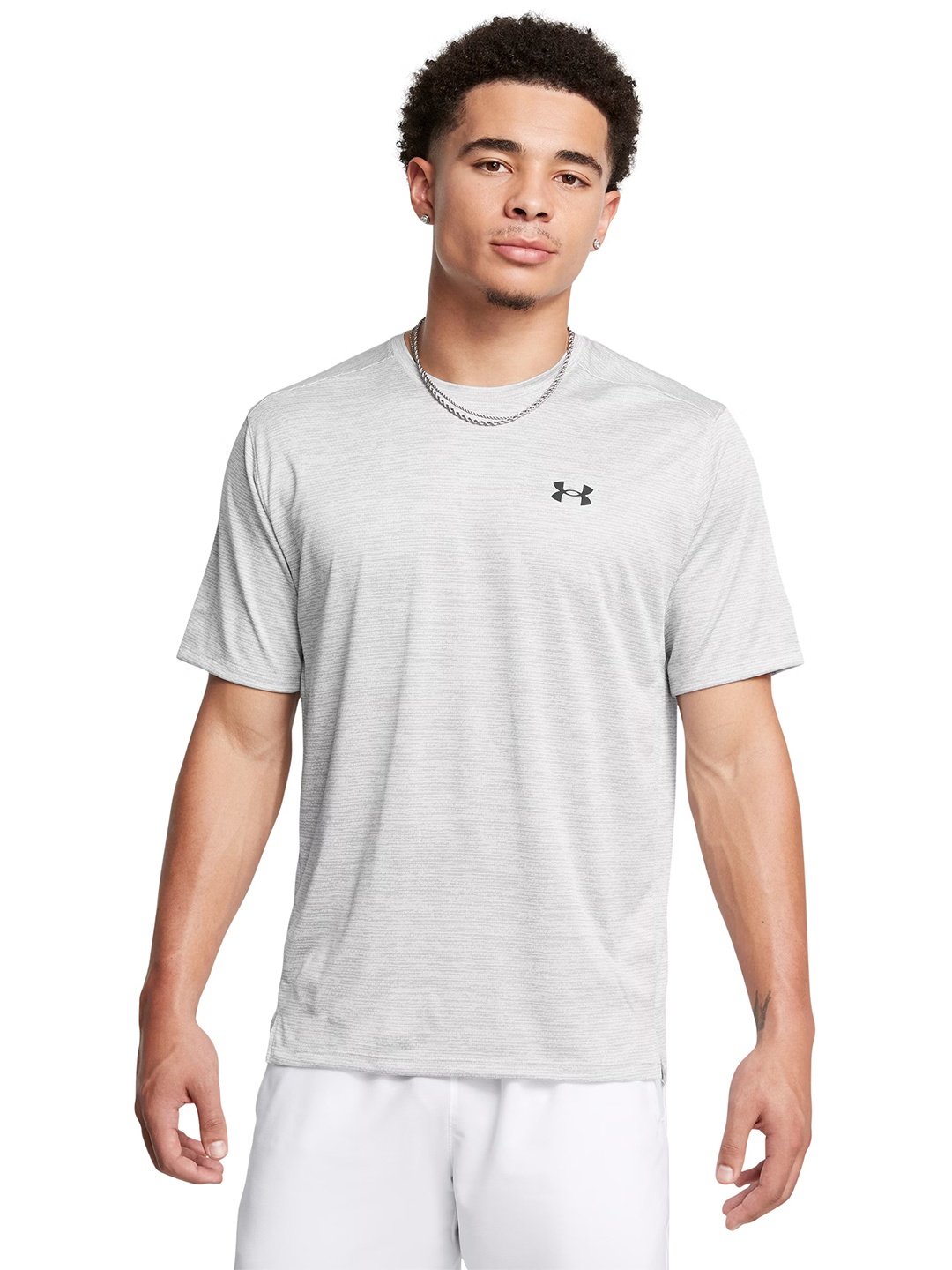 

UNDER ARMOUR Brand Logo Detail T-shirt, Grey