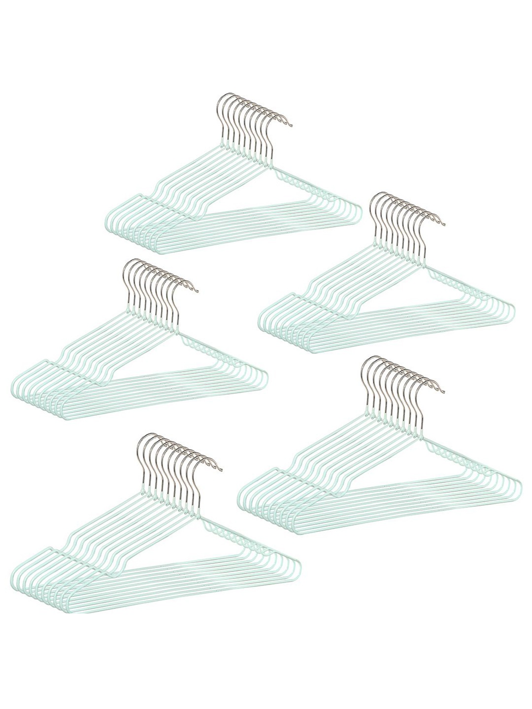 

Kuber Industries Set Of 50 Green Multipurpose Cloth Hangers