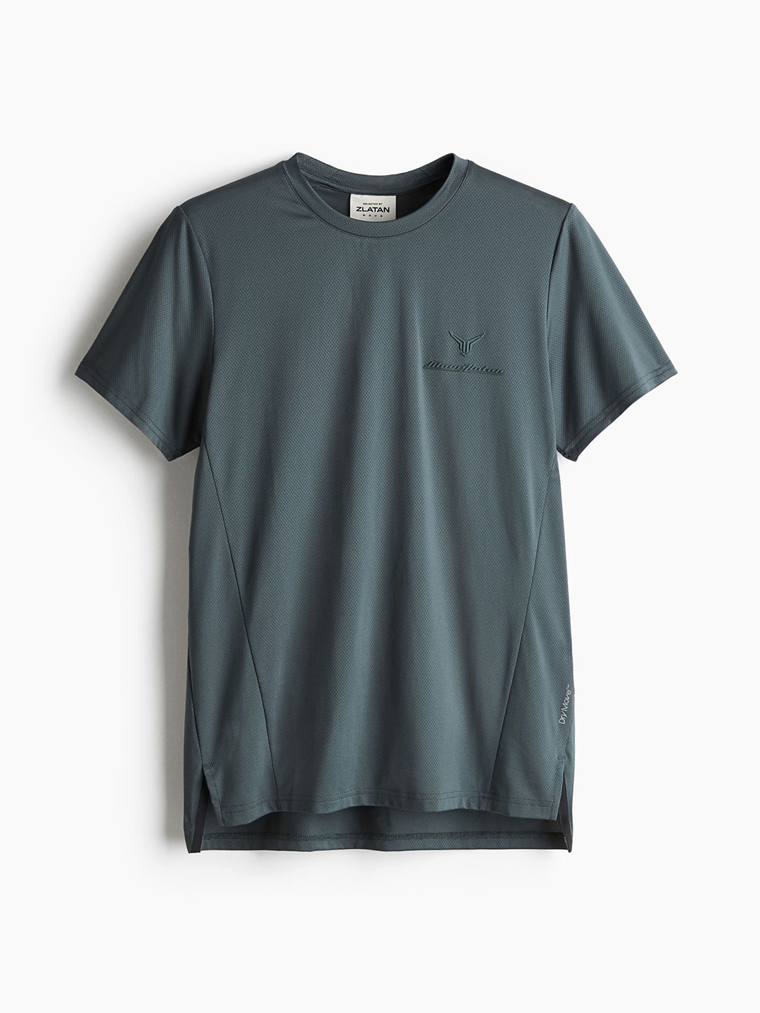 

H&M Regular Fit Sports Top In DryMove, Navy blue