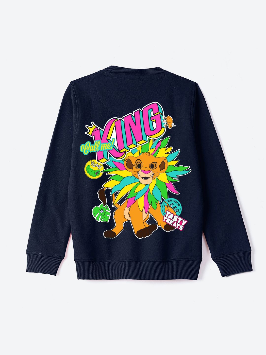 

YK Disney Kids Graphic Printed Sweatshirt, Blue