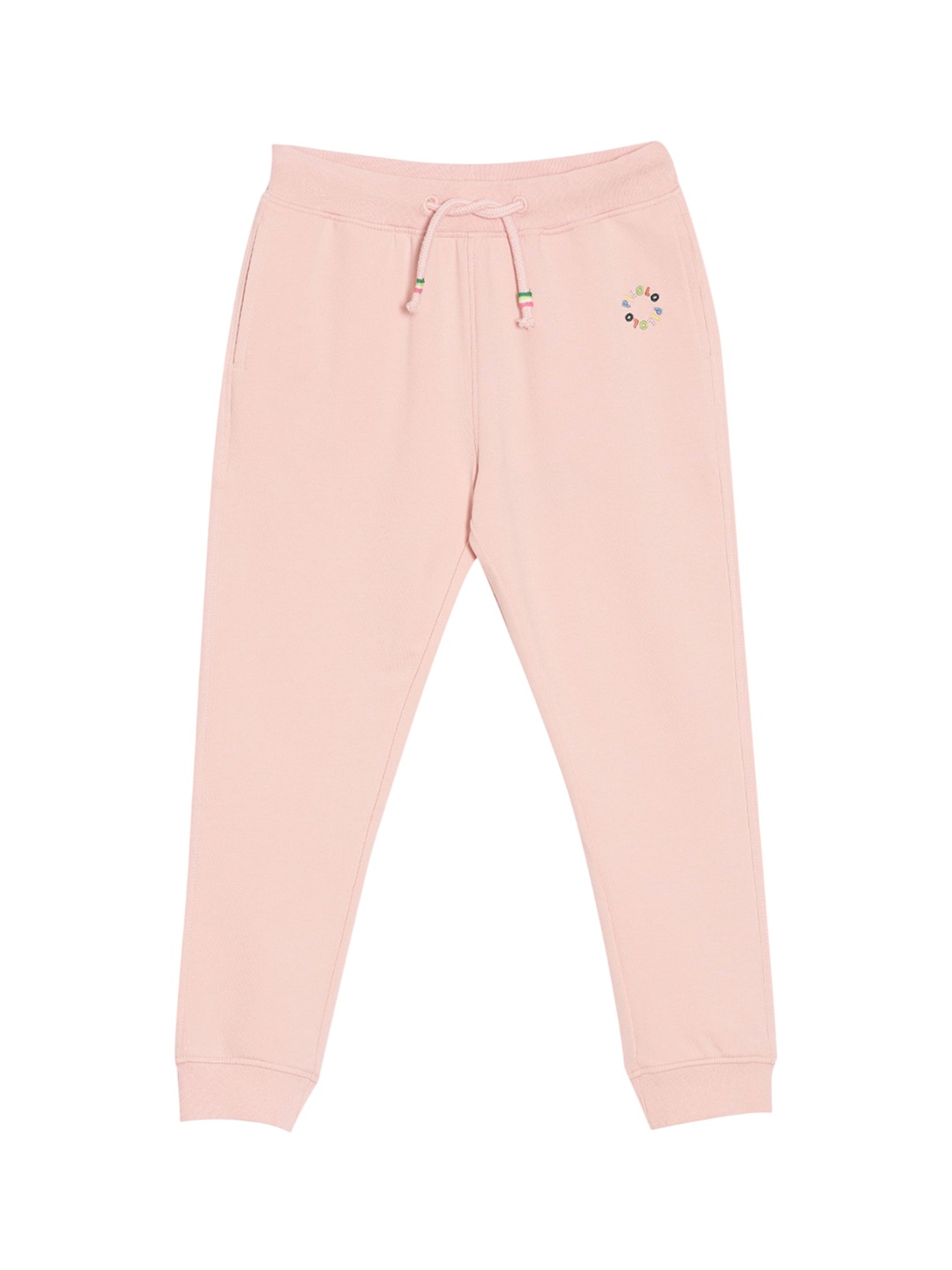 

PILOLO Girls Regular Fit Mid Rise Joggers, Pink