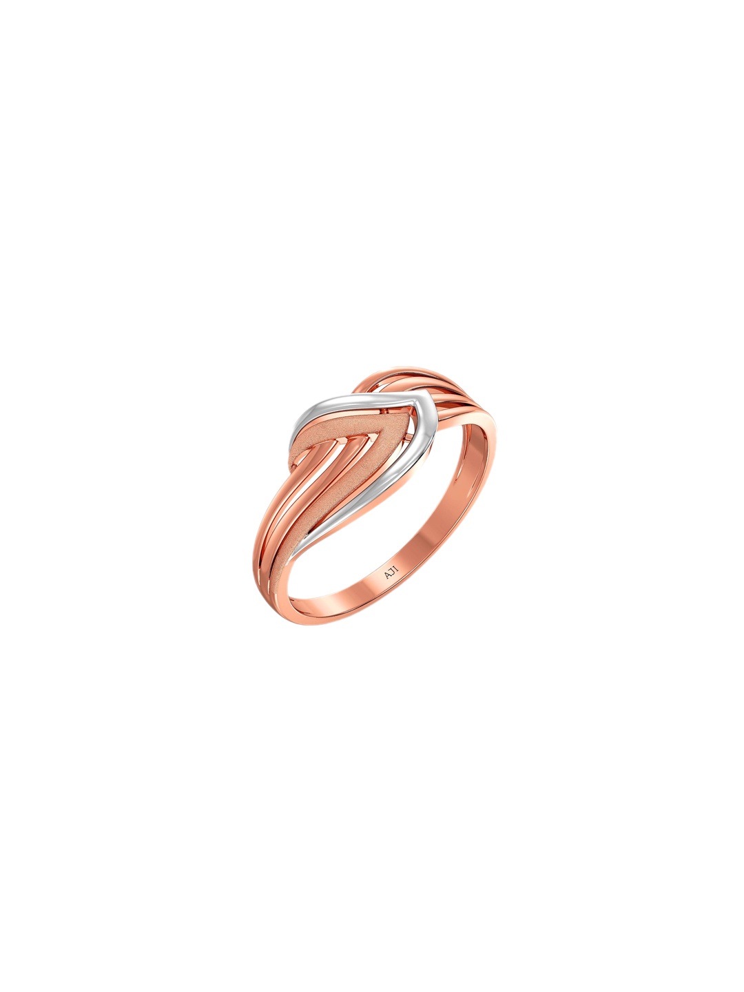 

Joyalukkas Women 18 Kt Gold Ring, Rose gold