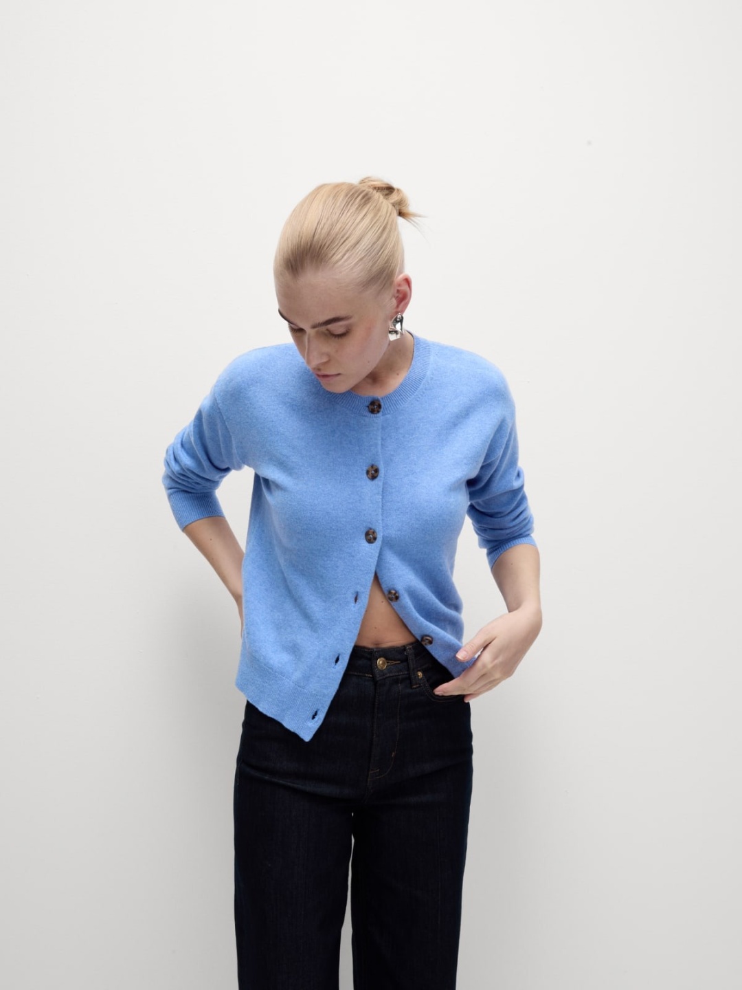 

Marks & Spencer Women Cardigan, Blue