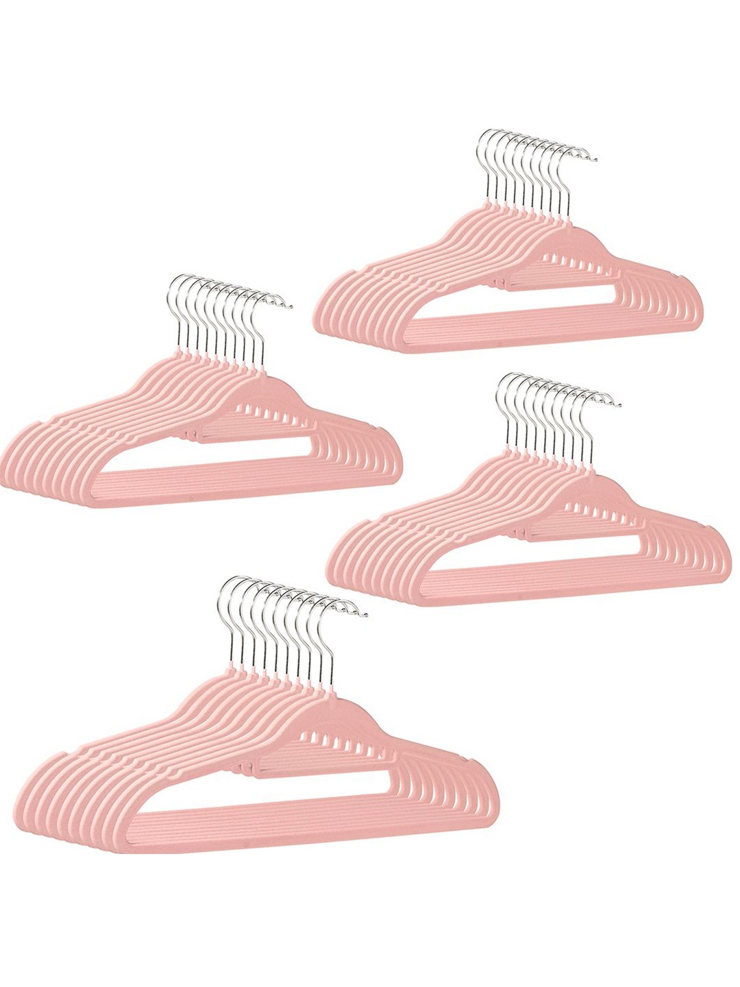 

Kuber Industries Pink Set Of 40 Hanger For Clothes