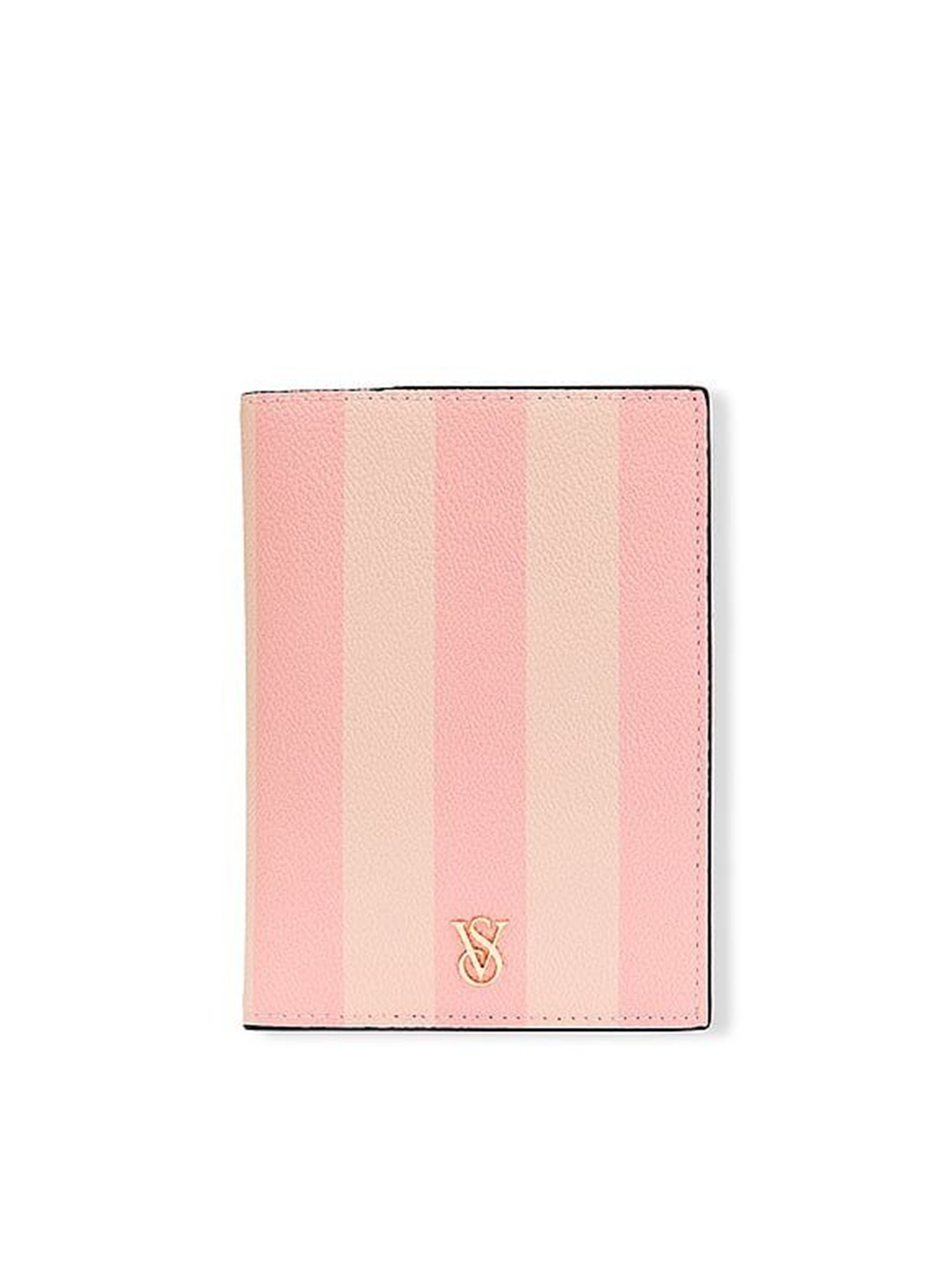 

Victoria's Secret Women Striped PU Passport Holder, Pink