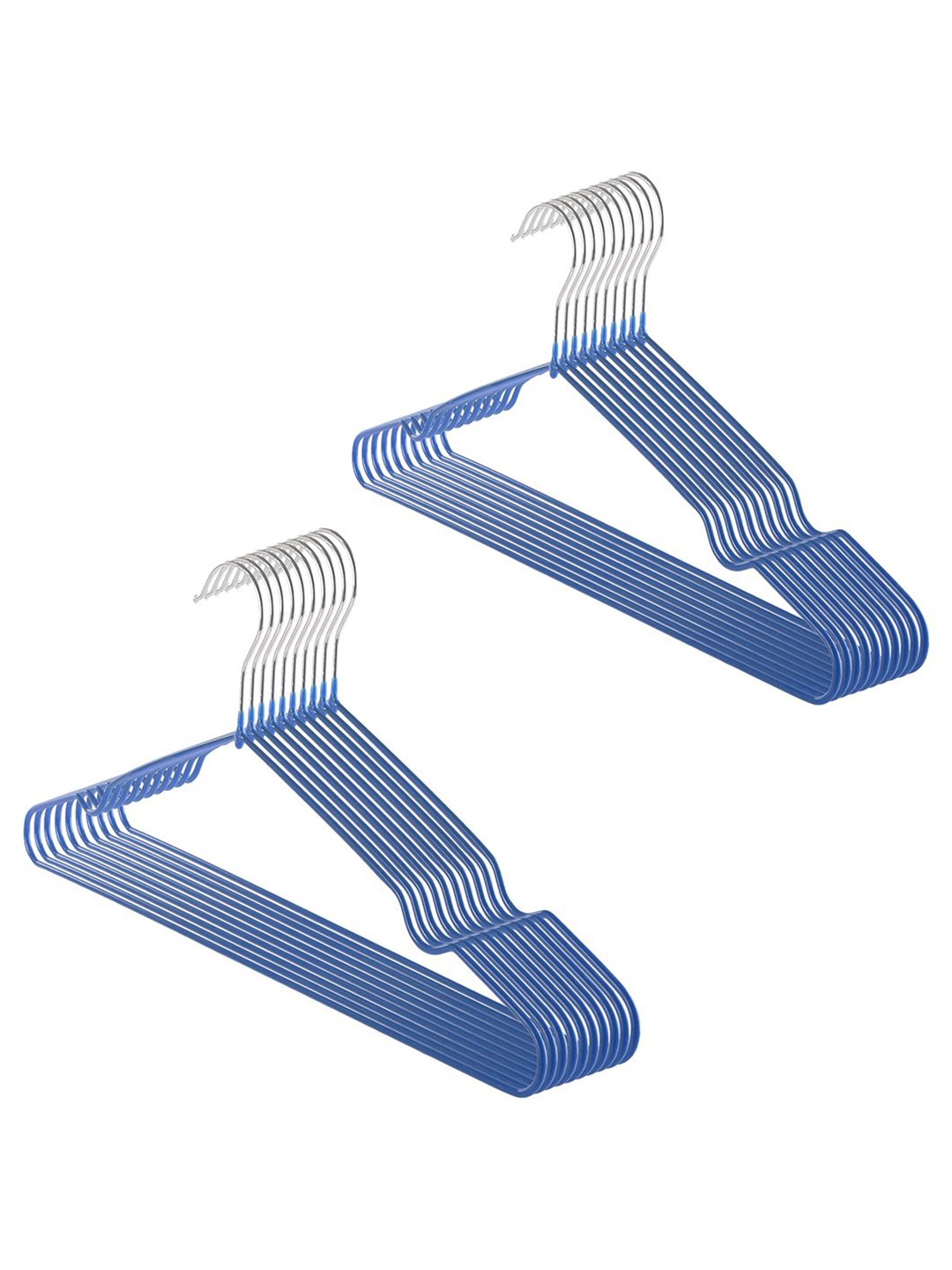 

Kuber Industries Set Of 20 Blue Cloth Hangers