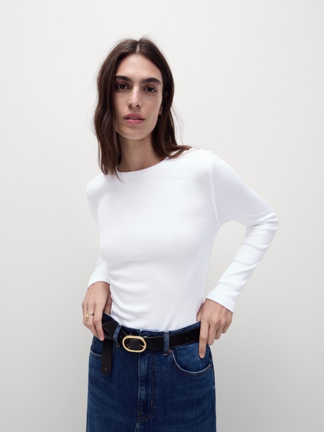 

Marks & Spencer Cotton Top, White