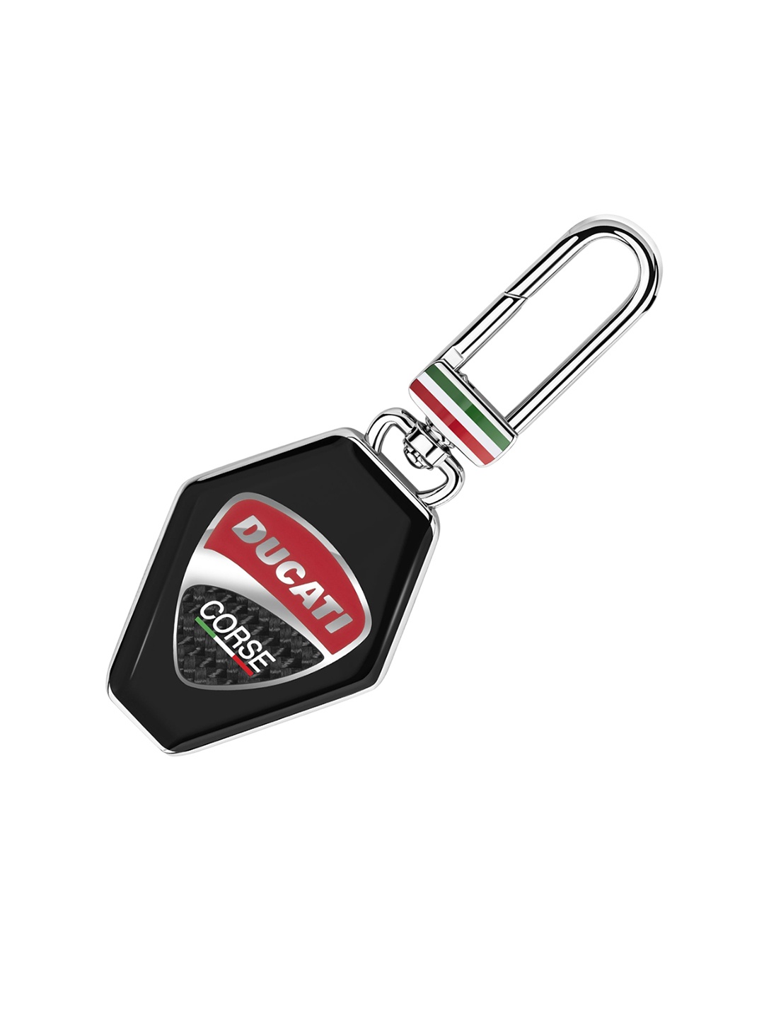 

DUCATI CORSE Stainless Steel Key chain, Black