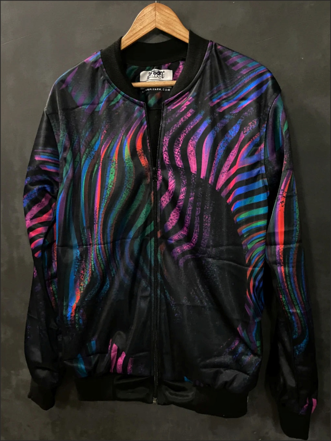 

URBAN PITARA Men Lightweight Outdoor Bomber Jacket, Multi