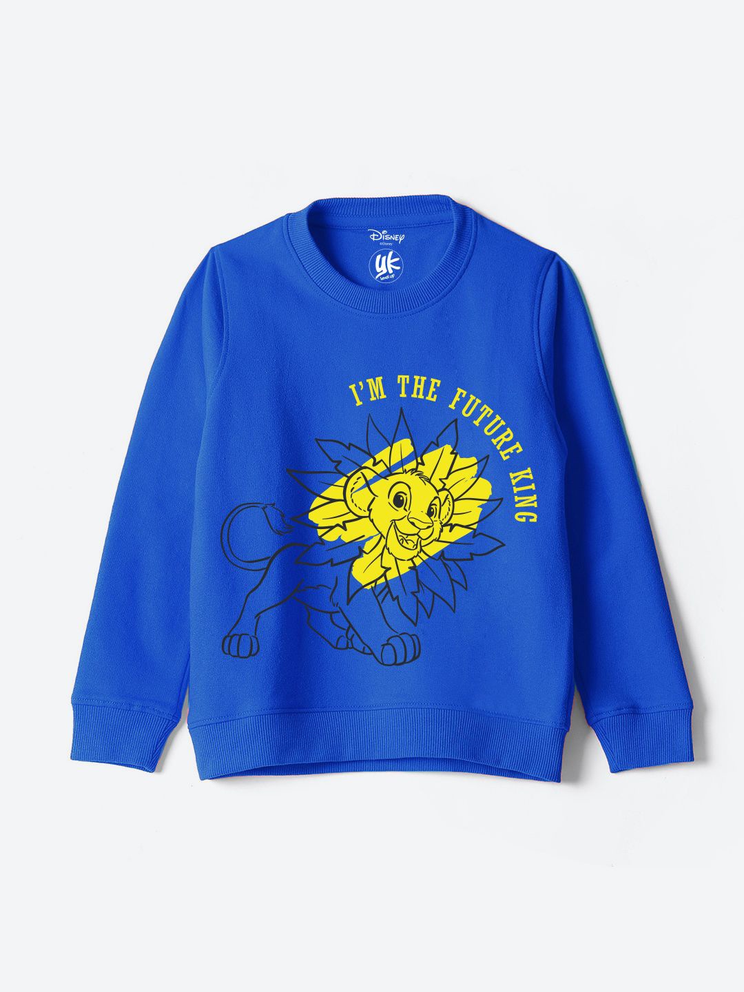 

YK Disney Boys Cotton Printed Sweatshirt, Blue