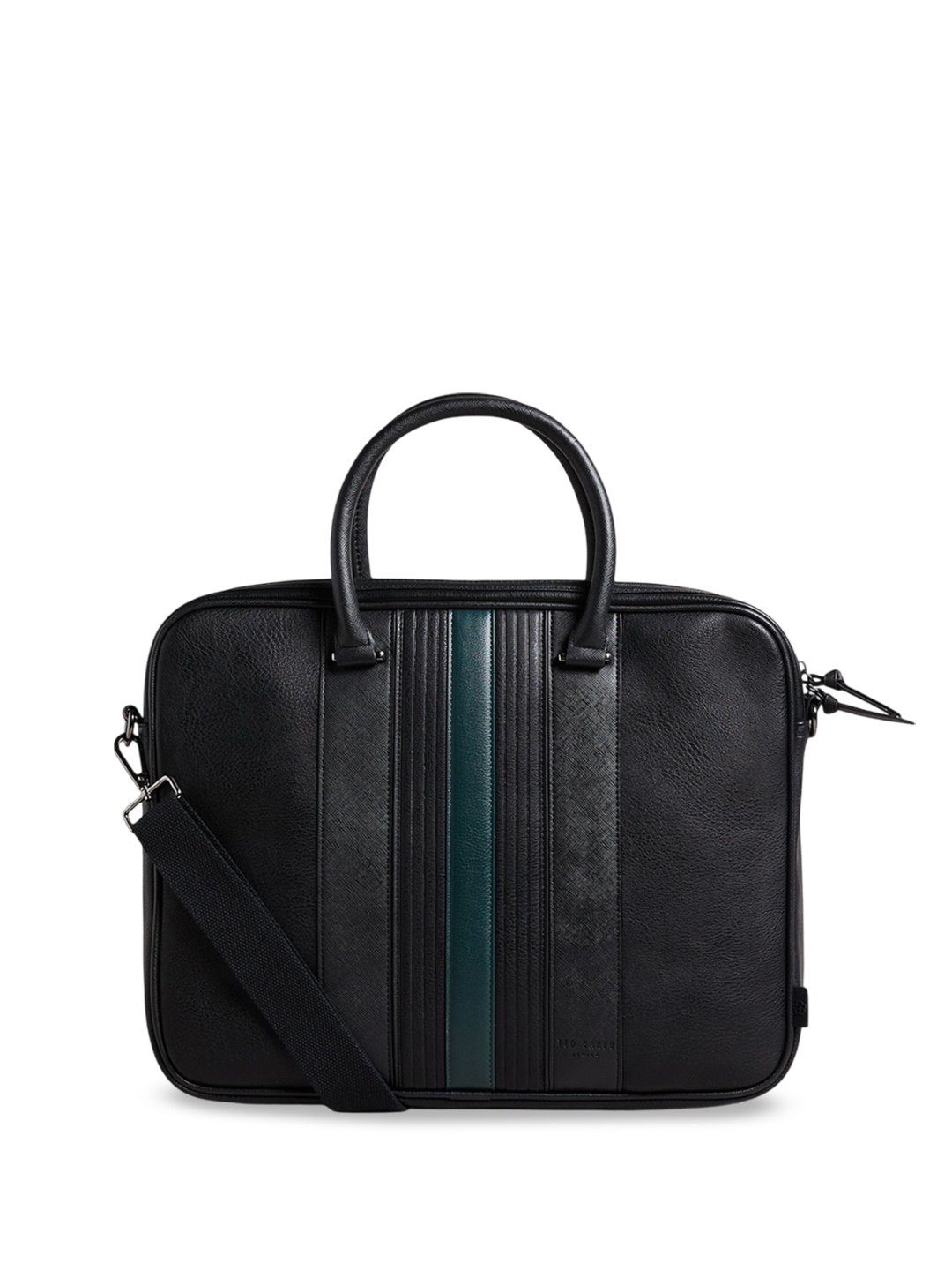 

Ted Baker Striped Structured Laptop Bag, Black